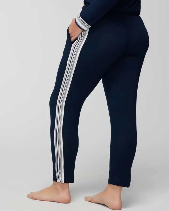 Soma Cool Nights Ankle Pajama Pants Nightfall Navy Women Matching Sets and Separates