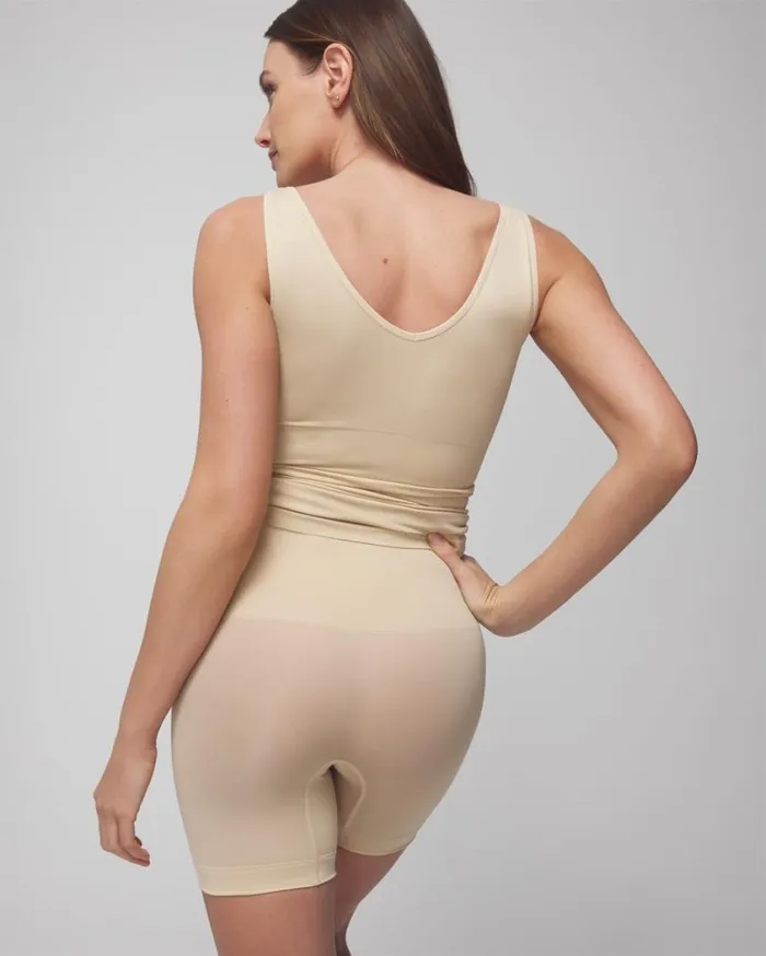 Soma Seamless Ultralight Smoothing Short Almond Women Panties