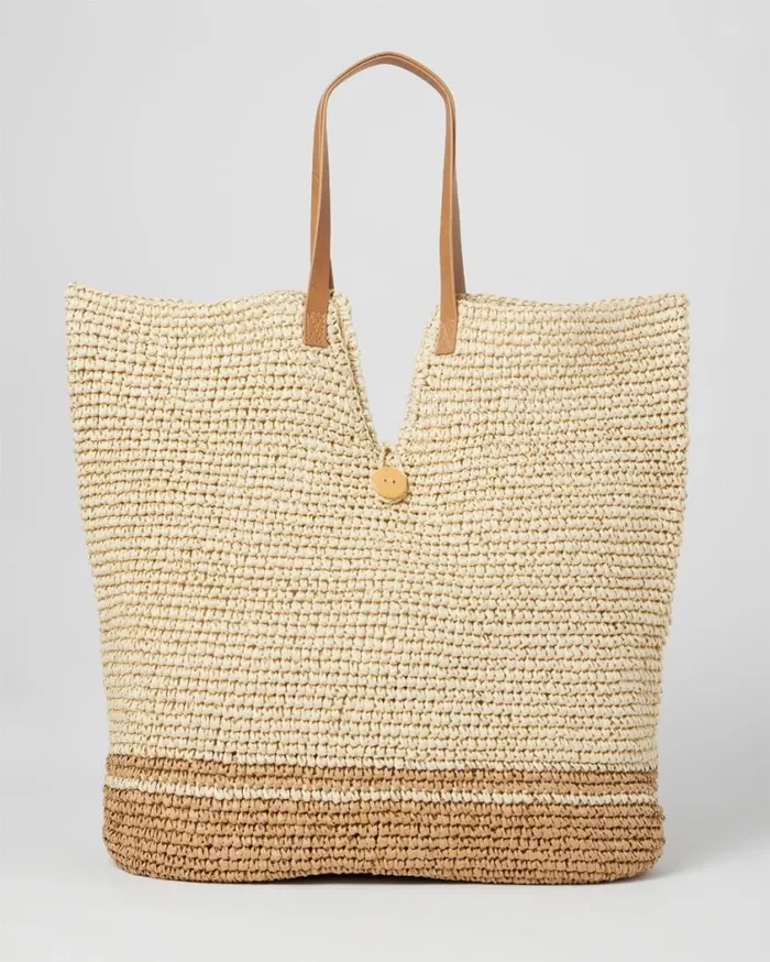 Soma Soma Swim Oversized Beach Bag Brown Women Swim