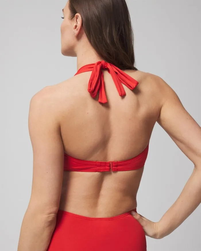 Soma Soma Swim VWire Halter Bikini Sunset Women Swim