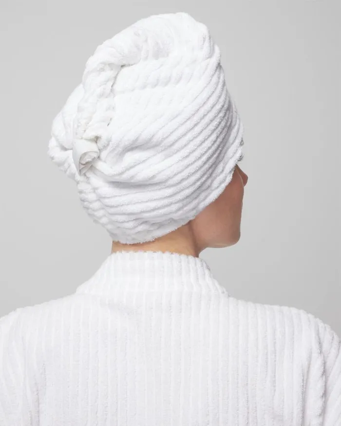 Soma Spa Hair Wrap Optic White Women Slippers and Accessories