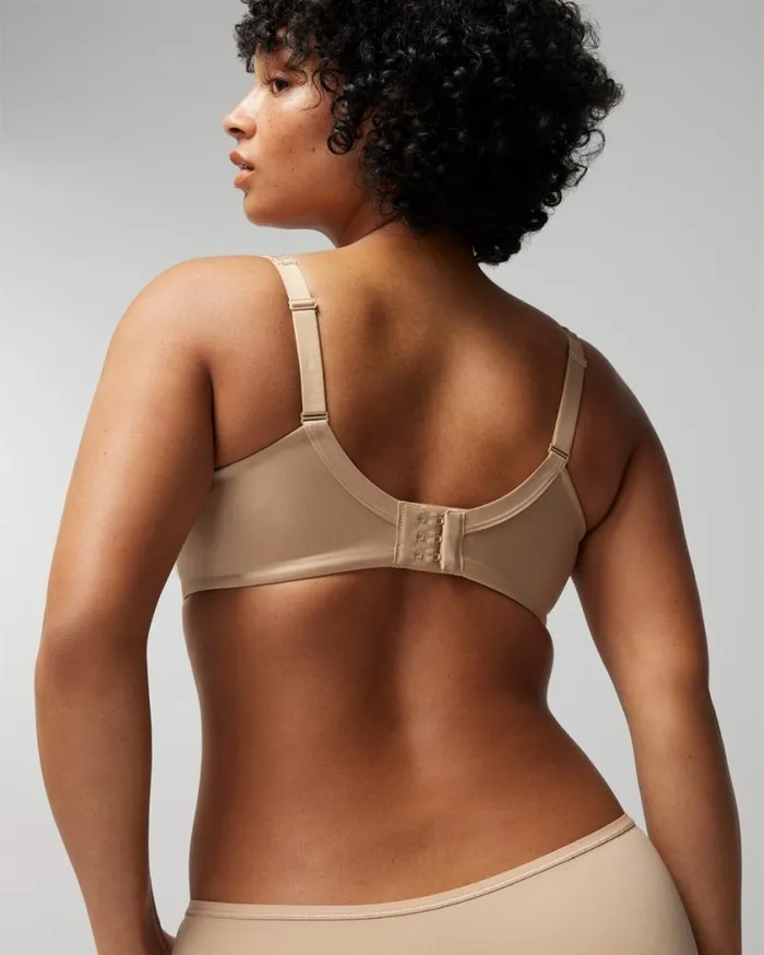 Soma Stunning Support Smooth Full Coverage Bra Pale Sand Women Lingerie