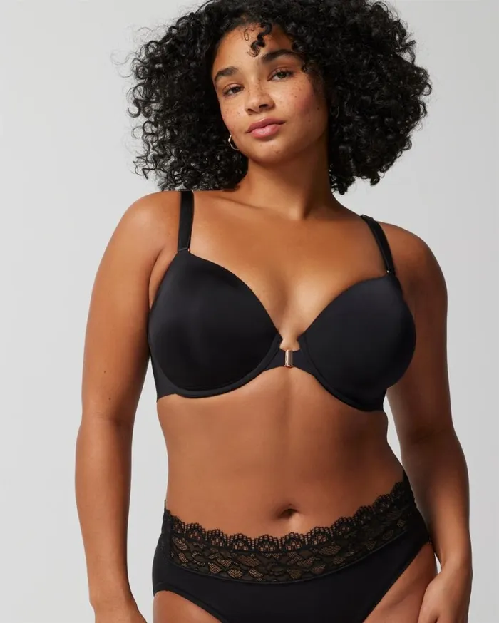 Soma Vanishing 360 Perfect Coverage Front Close Bra Porcelain Women Bras