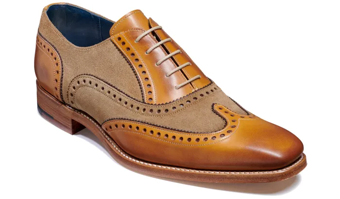 Spencer 8211 Cedar Calf Snuff Suede Men Barker Shoes Mens Oxfords