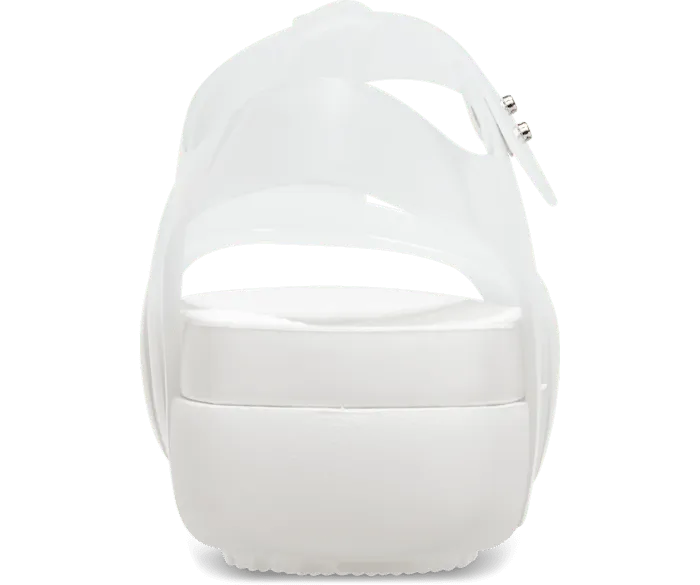 Splash Glossy Fisherman White Women Crocs Sandals