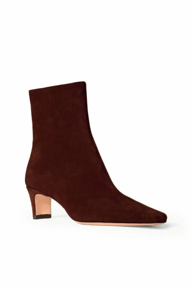 STAUD Boots WALLY ANKLE BOOT Mahogany Suede 8211 Women STAUD Boots WALLY ANKLE BOOT Mahogany Suede 8211 Women