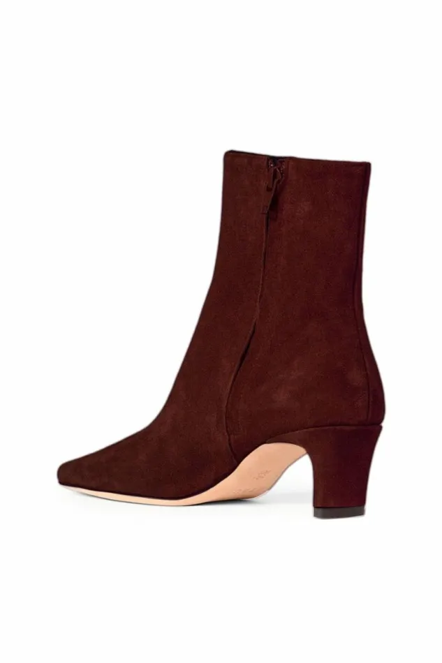 STAUD Boots WALLY ANKLE BOOT Mahogany Suede 8211 Women STAUD Boots WALLY ANKLE BOOT Mahogany Suede 8211 Women