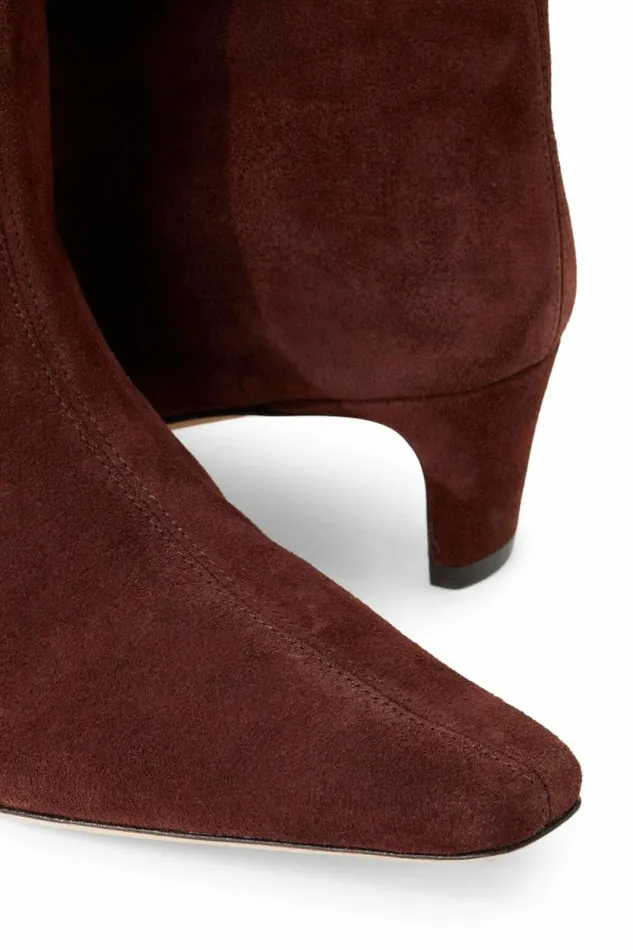 STAUD Boots WALLY ANKLE BOOT Mahogany Suede 8211 Women STAUD Boots WALLY ANKLE BOOT Mahogany Suede 8211 Women