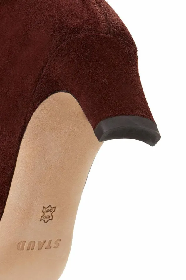 STAUD Boots WALLY ANKLE BOOT Mahogany Suede 8211 Women STAUD Boots WALLY ANKLE BOOT Mahogany Suede 8211 Women