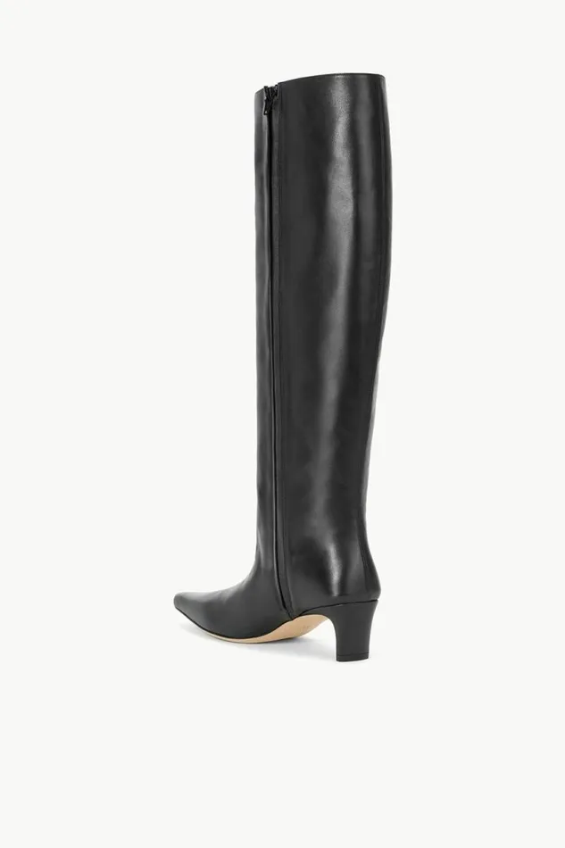 STAUD Boots WIDE SHAFT WALLY BOOT Black 8211 Women STAUD Boots WIDE SHAFT WALLY BOOT Black 8211 Women