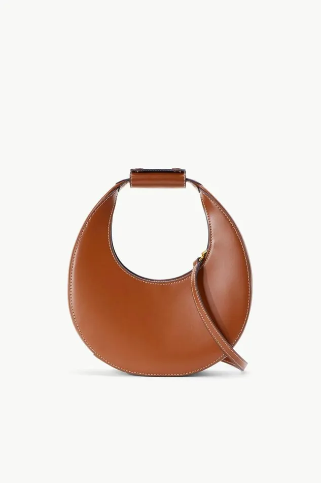 STAUD Crossbody MINI MOON BAG Tan 8211 Women