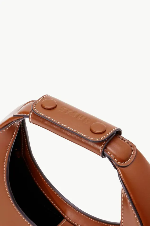 STAUD Crossbody MINI MOON BAG Tan 8211 Women STAUD Crossbody MINI MOON BAG Tan 8211 Women