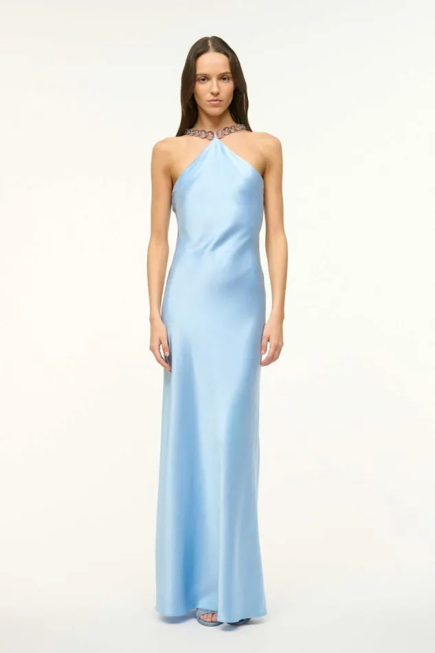 STAUD Dresses CADENCE DRESS Azure 8211 Women