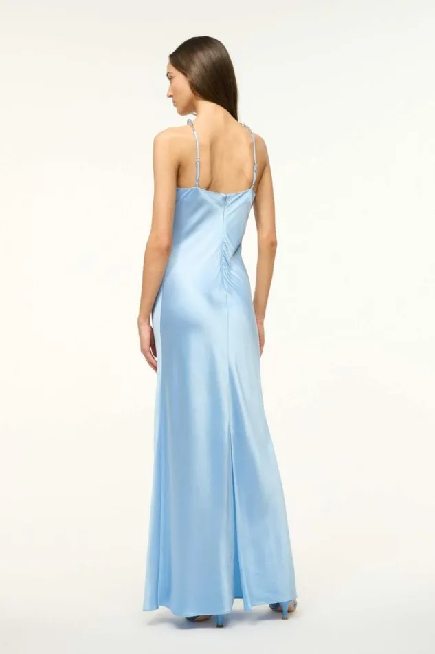 STAUD Dresses CADENCE DRESS Azure 8211 Women STAUD Dresses CADENCE DRESS Azure 8211 Women