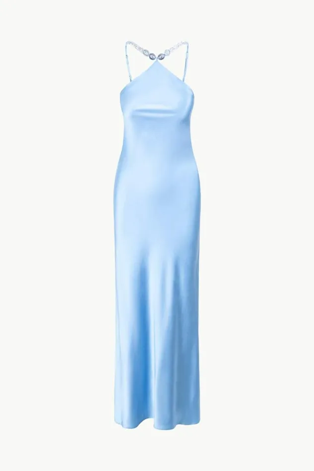 STAUD Dresses CADENCE DRESS Azure 8211 Women STAUD Dresses CADENCE DRESS Azure 8211 Women