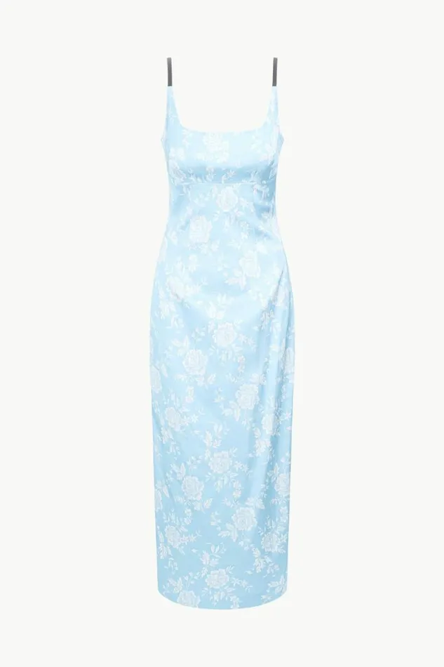 STAUD Dresses CAROL DRESS Blue Rose 8211 Women STAUD Dresses CAROL DRESS Blue Rose 8211 Women