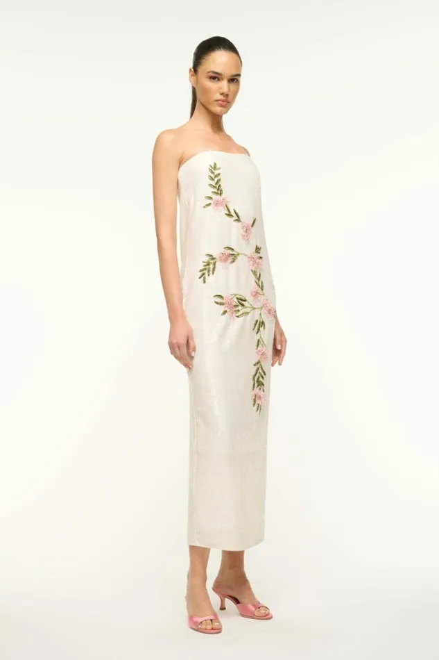 STAUD Dresses CASEY DRESS Magnolia 8211 Women