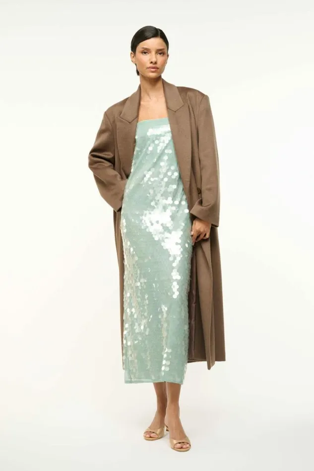 STAUD Dresses CASEY DRESS Mist 8211 Women STAUD Dresses CASEY DRESS Mist 8211 Women