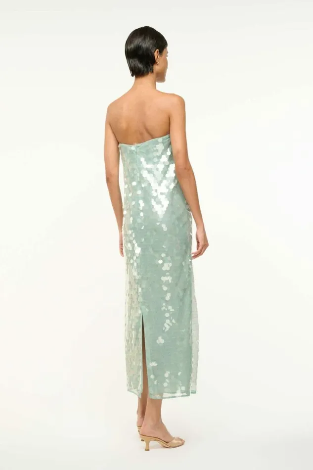 STAUD Dresses CASEY DRESS Mist 8211 Women STAUD Dresses CASEY DRESS Mist 8211 Women