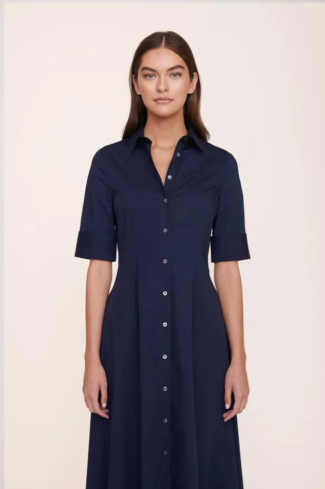STAUD Dresses JOAN MAXI DRESS Navy 8211 Women