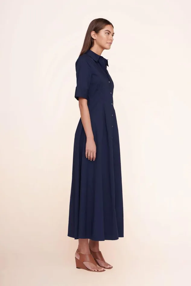 STAUD Dresses JOAN MAXI DRESS Navy 8211 Women