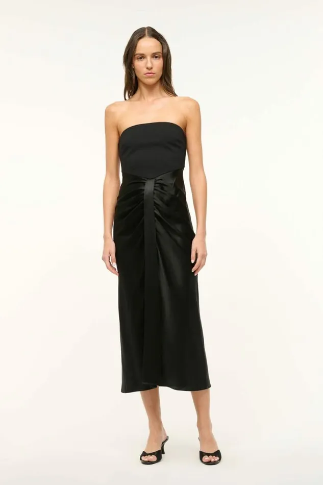STAUD Dresses MIDI WAYFARING DRESS Black 8211 Women