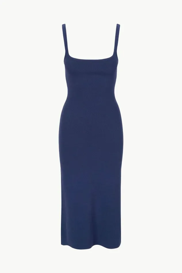 STAUD Dresses PAITYN DRESS Navy 8211 Women STAUD Dresses PAITYN DRESS Navy 8211 Women