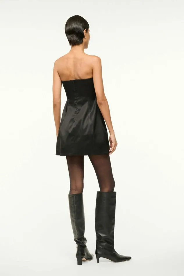 STAUD Dresses SILVIA DRESS Black 8211 Women STAUD Dresses SILVIA DRESS Black 8211 Women