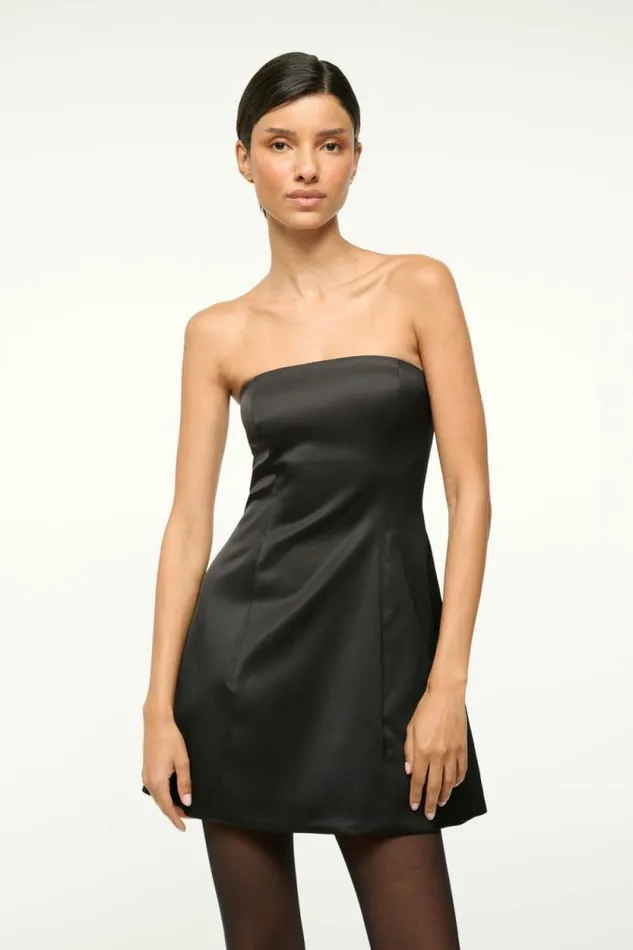 STAUD Dresses SILVIA DRESS Black 8211 Women STAUD Dresses SILVIA DRESS Black 8211 Women