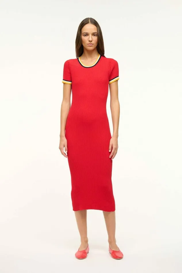 STAUD Dresses THE NFL COLLEEN DRESS 49ers 8211 Women
