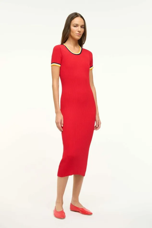 STAUD Dresses THE NFL COLLEEN DRESS 49ers 8211 Women STAUD Dresses THE NFL COLLEEN DRESS 49ers 8211 Women
