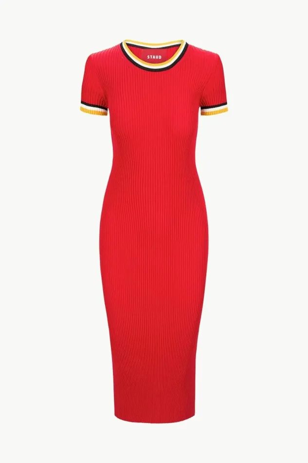 STAUD Dresses THE NFL COLLEEN DRESS 49ers 8211 Women STAUD Dresses THE NFL COLLEEN DRESS 49ers 8211 Women