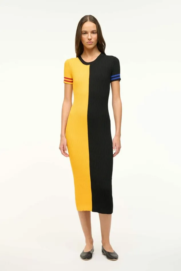 STAUD Dresses THE NFL COLLEEN DRESS Steelers 8211 Women