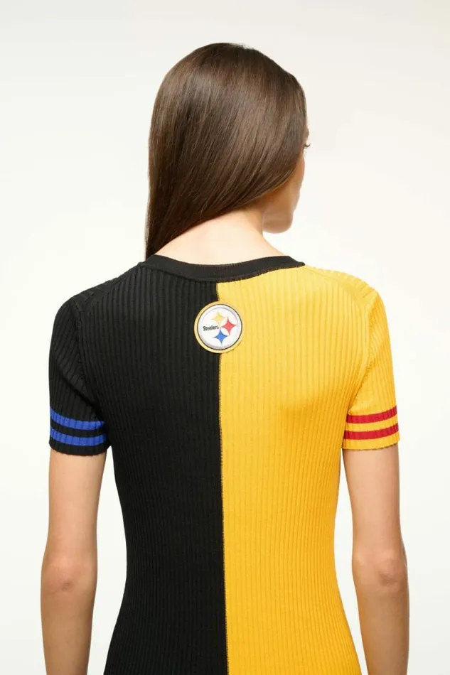 STAUD Dresses THE NFL COLLEEN DRESS Steelers 8211 Women STAUD Dresses THE NFL COLLEEN DRESS Steelers 8211 Women