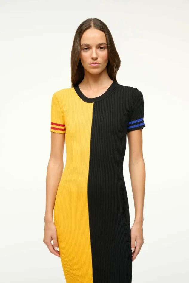 STAUD Dresses THE NFL COLLEEN DRESS Steelers 8211 Women STAUD Dresses THE NFL COLLEEN DRESS Steelers 8211 Women