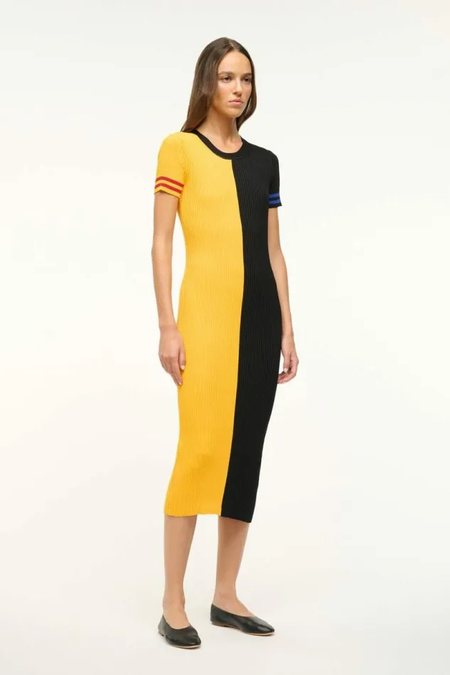 STAUD Dresses THE NFL COLLEEN DRESS Steelers 8211 Women STAUD Dresses THE NFL COLLEEN DRESS Steelers 8211 Women