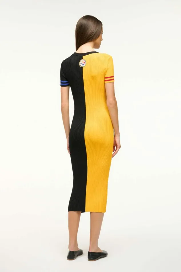 STAUD Dresses THE NFL COLLEEN DRESS Steelers 8211 Women STAUD Dresses THE NFL COLLEEN DRESS Steelers 8211 Women