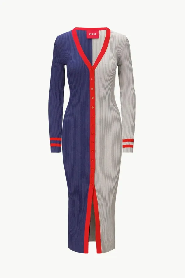 STAUD Dresses THE NFL SHOKO SWEATER New England Patriots 8211 Women STAUD Dresses THE NFL SHOKO SWEATER New England Patriots 8211 Women
