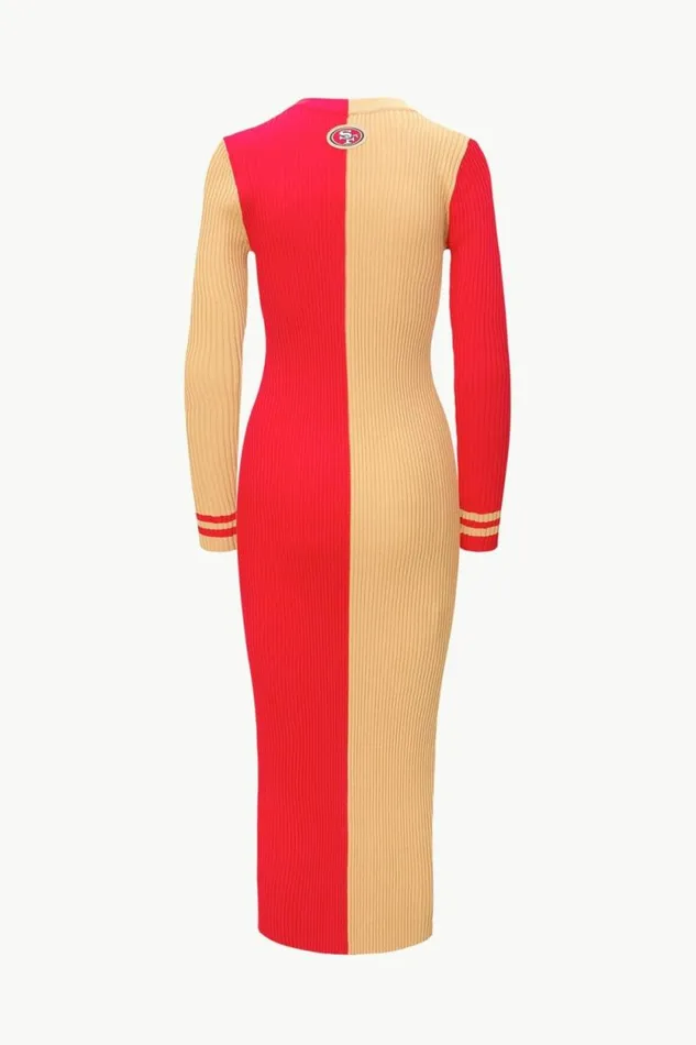 STAUD Dresses THE NFL SHOKO SWEATER San Francisco 49ers 8211 Women STAUD Dresses THE NFL SHOKO SWEATER San Francisco 49ers 8211 Women