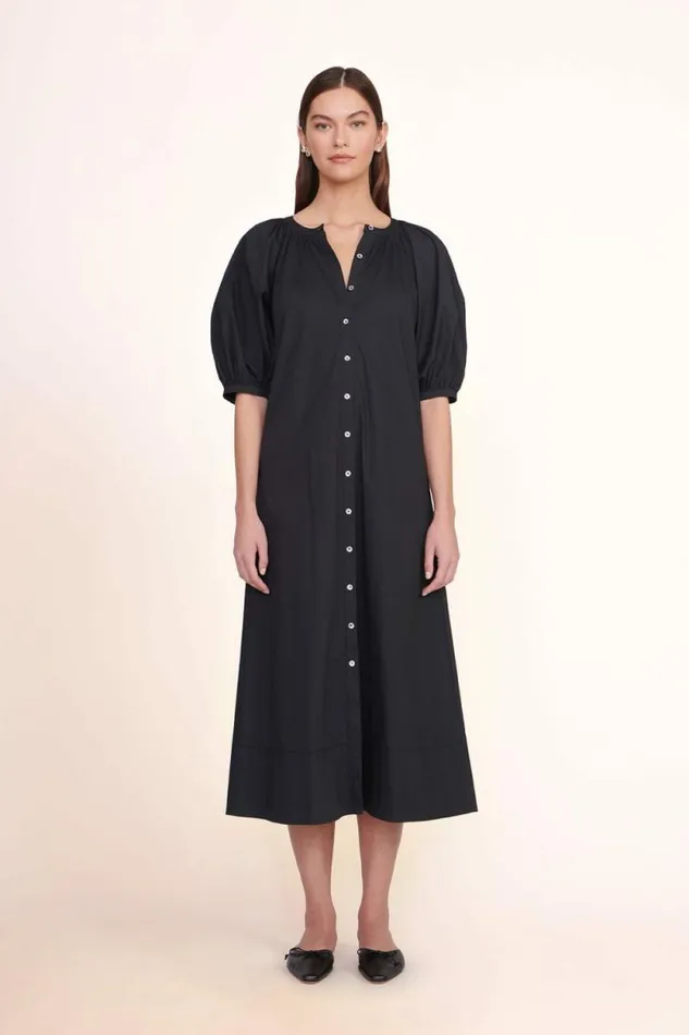 STAUD Dresses VINCENT DRESS Black 8211 Women