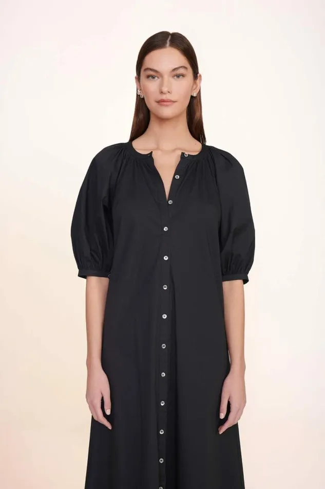 STAUD Dresses VINCENT DRESS Black 8211 Women