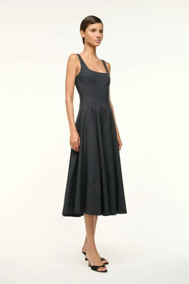 STAUD Dresses WELLS DRESS Black 8211 Women