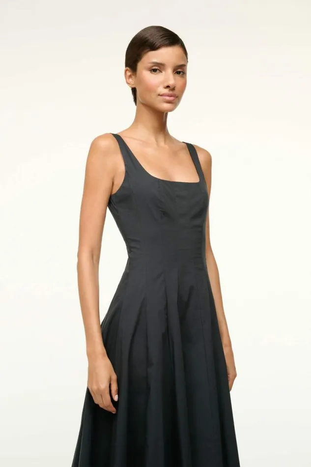 STAUD Dresses WELLS DRESS Black 8211 Women