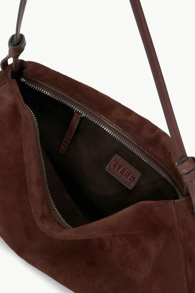 STAUD STAUD and Wrangler WALLY SHOULDER BAG Mahogany 8211 Women STAUD STAUD and Wrangler WALLY SHOULDER BAG Mahogany 8211 Women