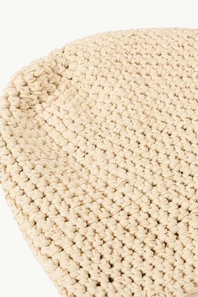 STAUD Swim CROCHET HAT Natural 8211 Women STAUD Swim CROCHET HAT Natural 8211 Women