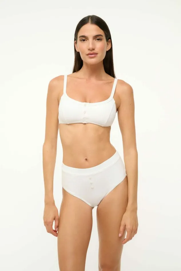 STAUD Swim GIA BIKINI TOP Bright White 8211 Women
