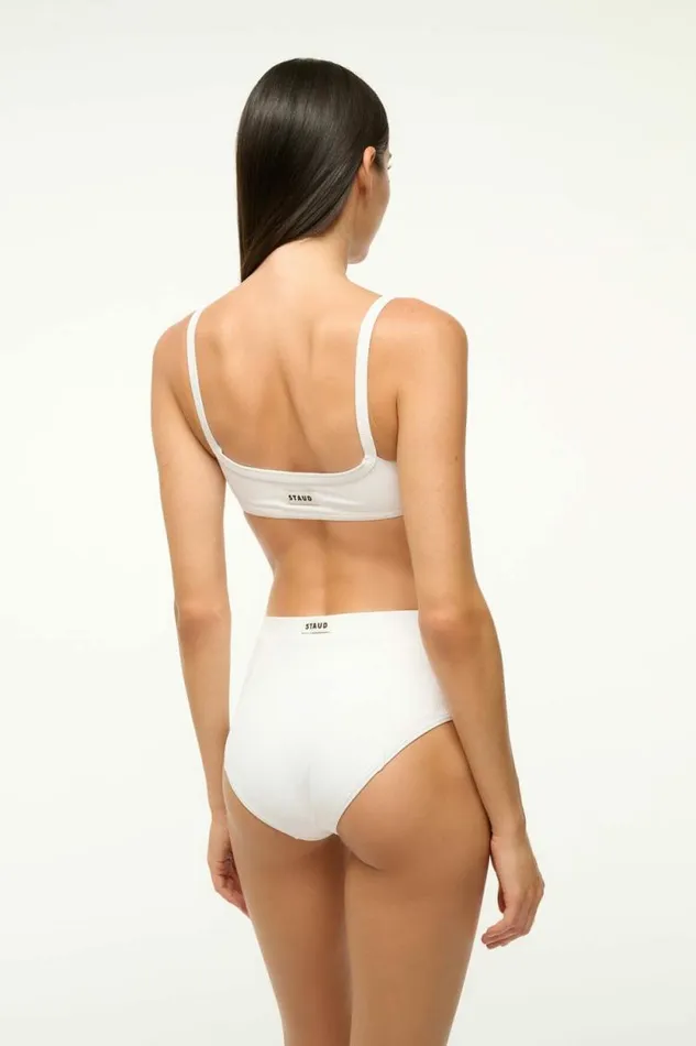 STAUD Swim GIA BIKINI TOP Bright White 8211 Women STAUD Swim GIA BIKINI TOP Bright White 8211 Women