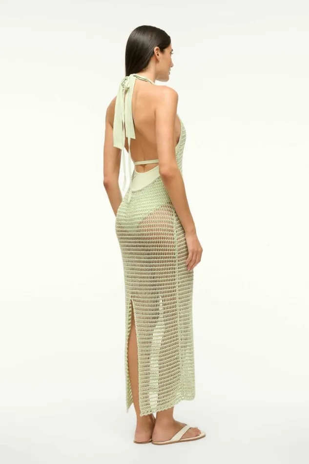STAUD Swim JANE DRESS Pale Jade 8211 Women STAUD Swim JANE DRESS Pale Jade 8211 Women