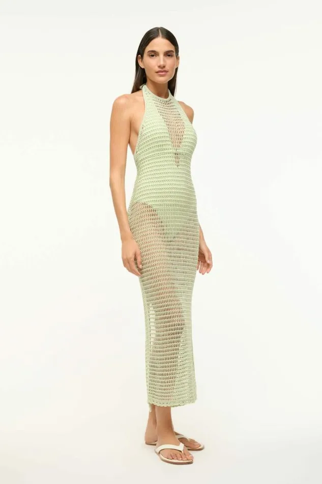 STAUD Swim JANE DRESS Pale Jade 8211 Women STAUD Swim JANE DRESS Pale Jade 8211 Women