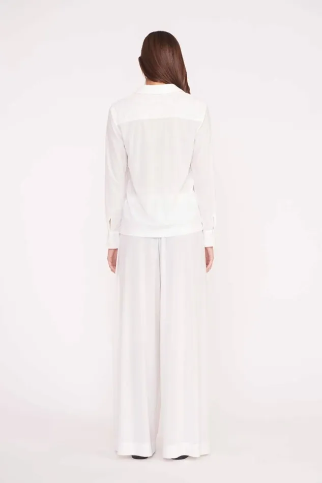 STAUD Swim MARZA COVERUP PANT White 8211 Women STAUD Swim MARZA COVERUP PANT White 8211 Women